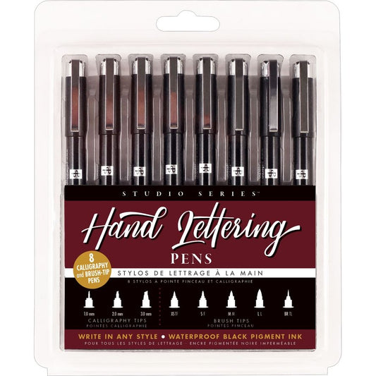 BLACK HAND LETTERING PEN SET