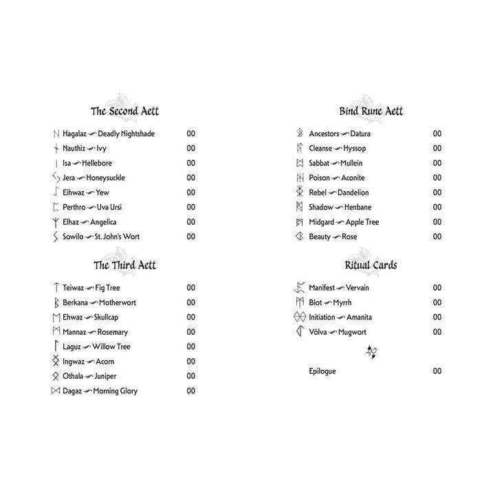 RUNES AND ROOTS ORACLE DECK