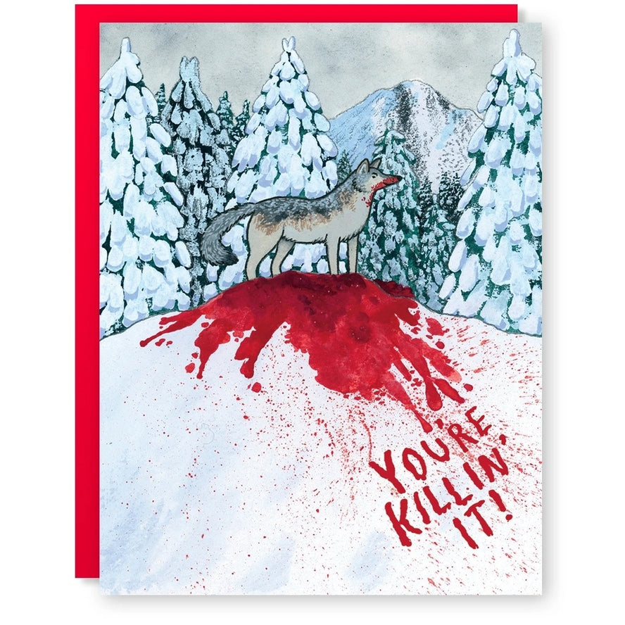 KILLIN' IT GREETING CARD