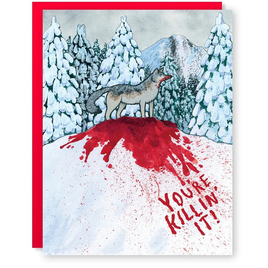 KILLIN' IT GREETING CARD