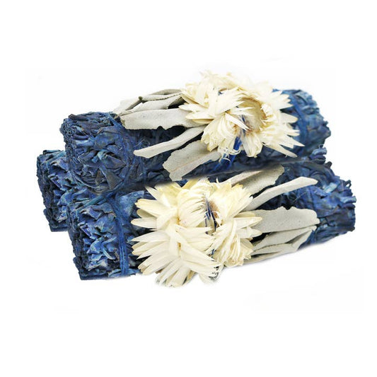 BLUE MOON MULTIFLORAL WHITE SAGE SMUDGE STICK