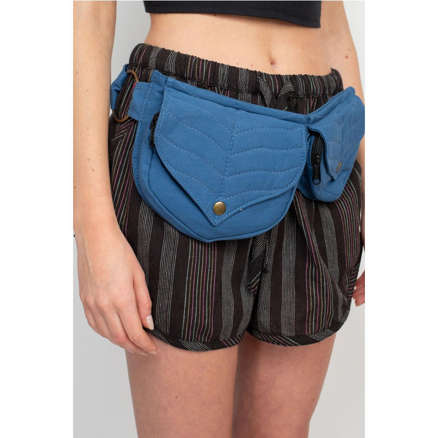 TWO LEAF POCKET WAIST BELT
