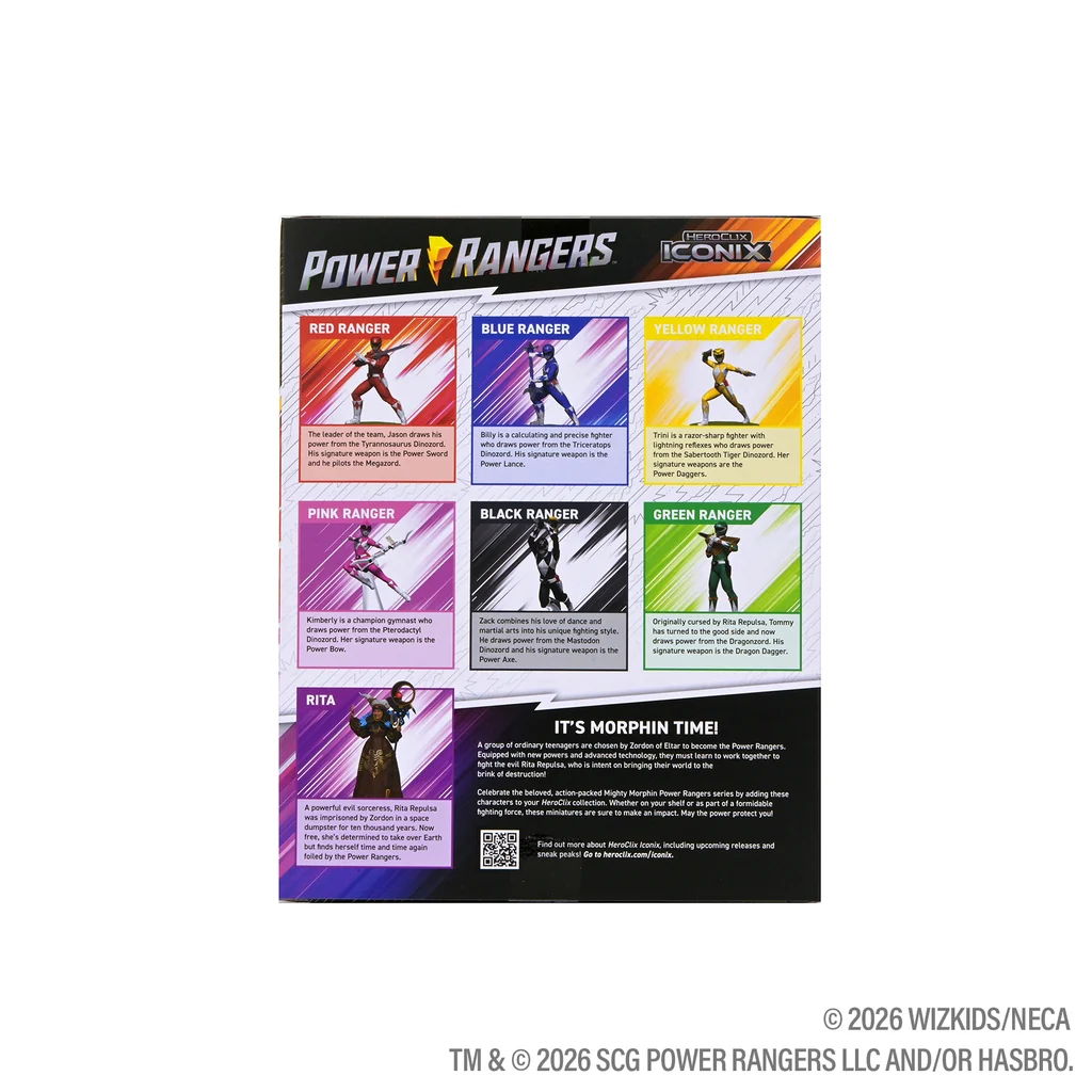 HEROCLIX ICONIX POWER RANGERS