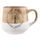 THE LORD OF THE RINGS ELVEN TEXT TAPERED CERAMIC POTTERY MUG