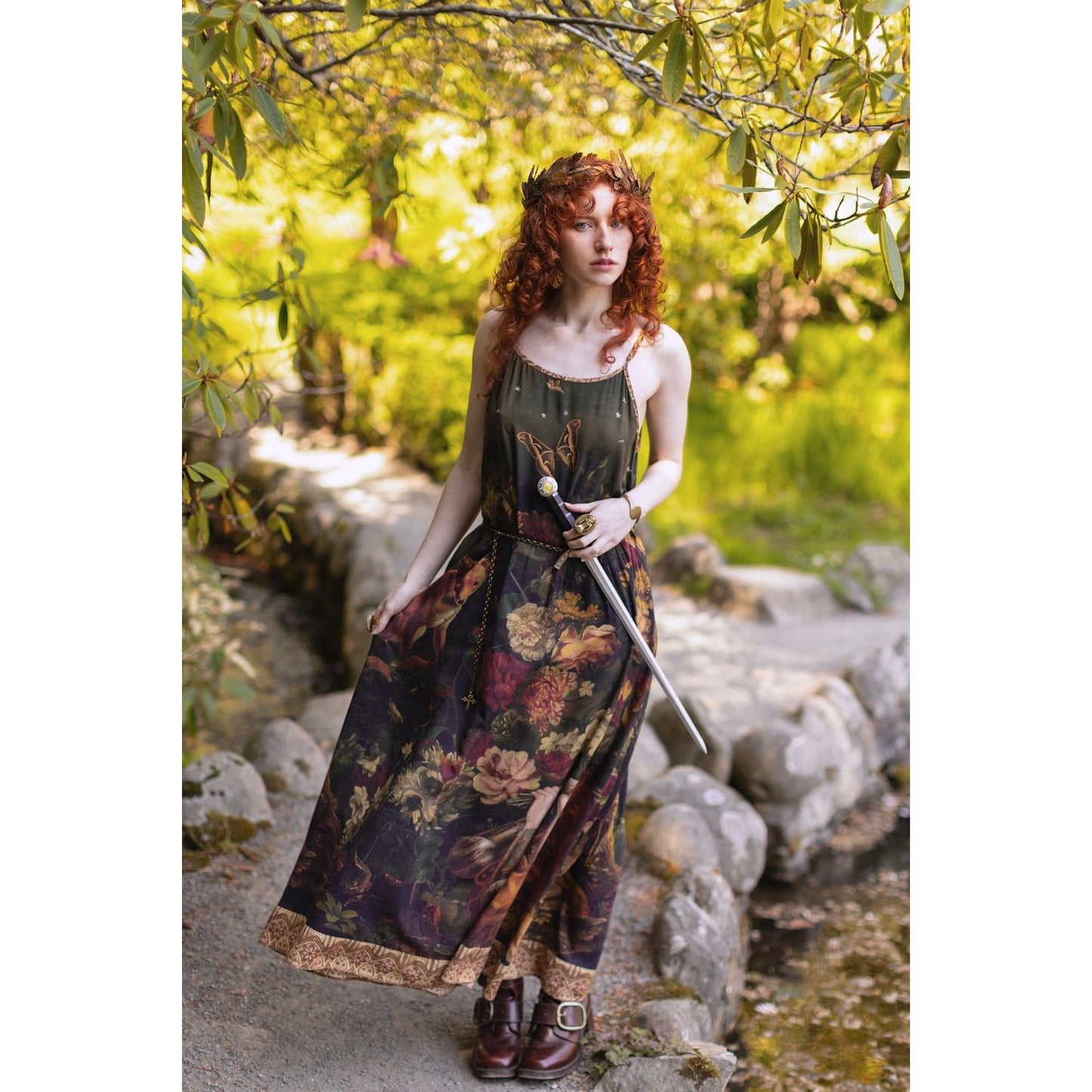 THE MESSENGER MAXI SLIP DRESS BY MARKET OF STARS (SMALL/MEDIUM)