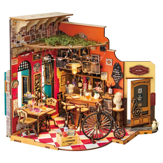 CHEERS BAR AND DINING 3-D WOODEN MINIATURE KIT