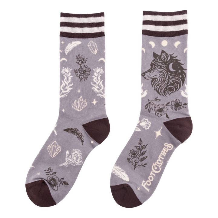 THE WOLF CREW SOCKS BY FOOTCLOTHES