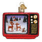 CHRISTMAS CLASSIC GLASS HOLIDAY ORNAMENT