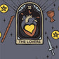 THE LOVERS TAROT NOUVEAU CREW SOCKS BY FOOTCLOTHES