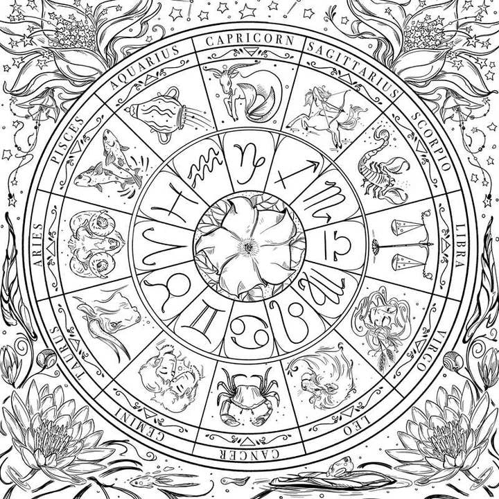 THE GREEN WITCH'S COLORING BOOK