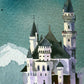 FANTASY FOREST CASTLE WATERCOLOR BOOKMARK