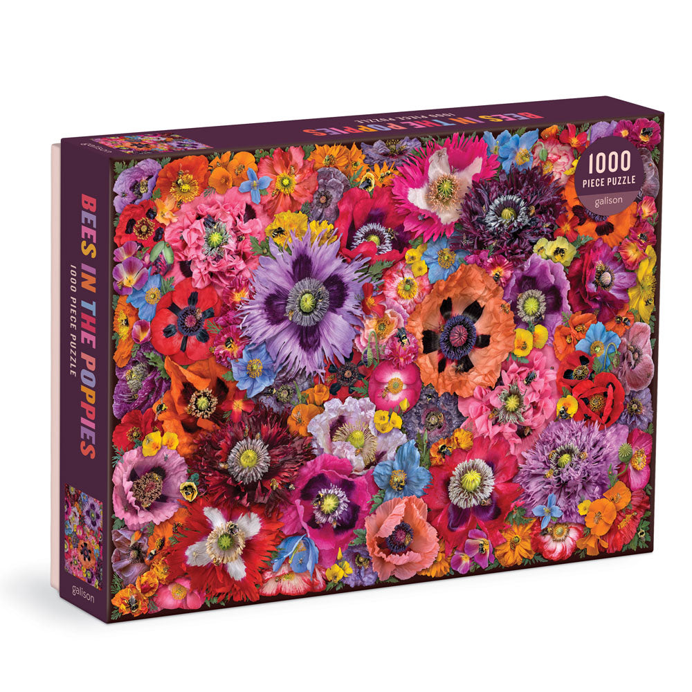 BEES IN THE POPPIES 1000PC PUZZLE