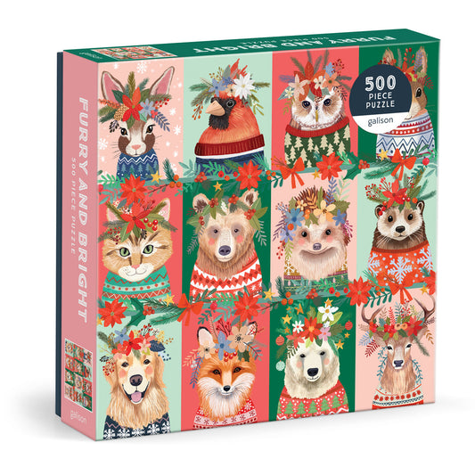 FURRY AND BRIGHT 500PC PUZZLE