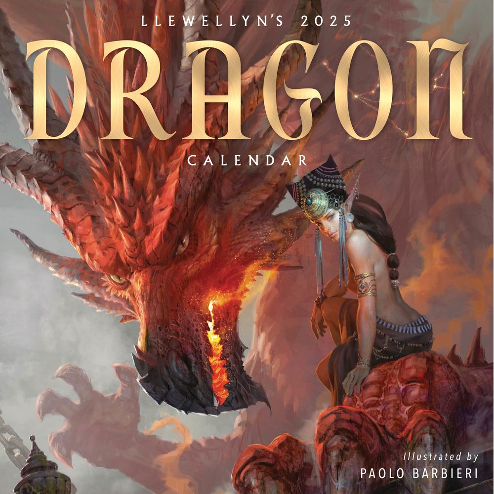 LLEWELLYN'S DRAGON CALENDAR 2025
