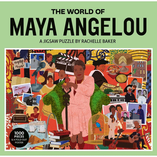 THE WORLD OF MAYA ANGELOU 1000 PIECE JIGSAW PUZZLE