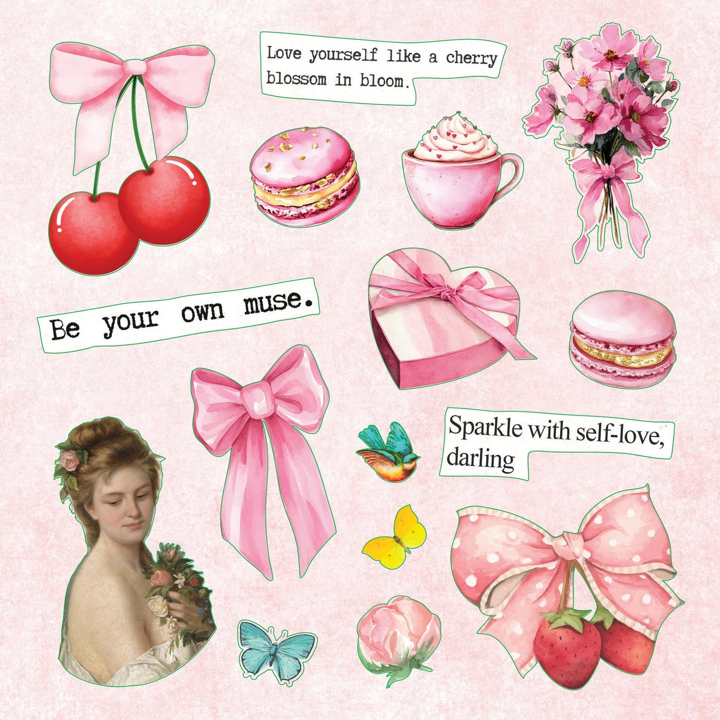 LA PETITE COQUETTE: A FUN AND FLIRTY STICKER COLLECTION