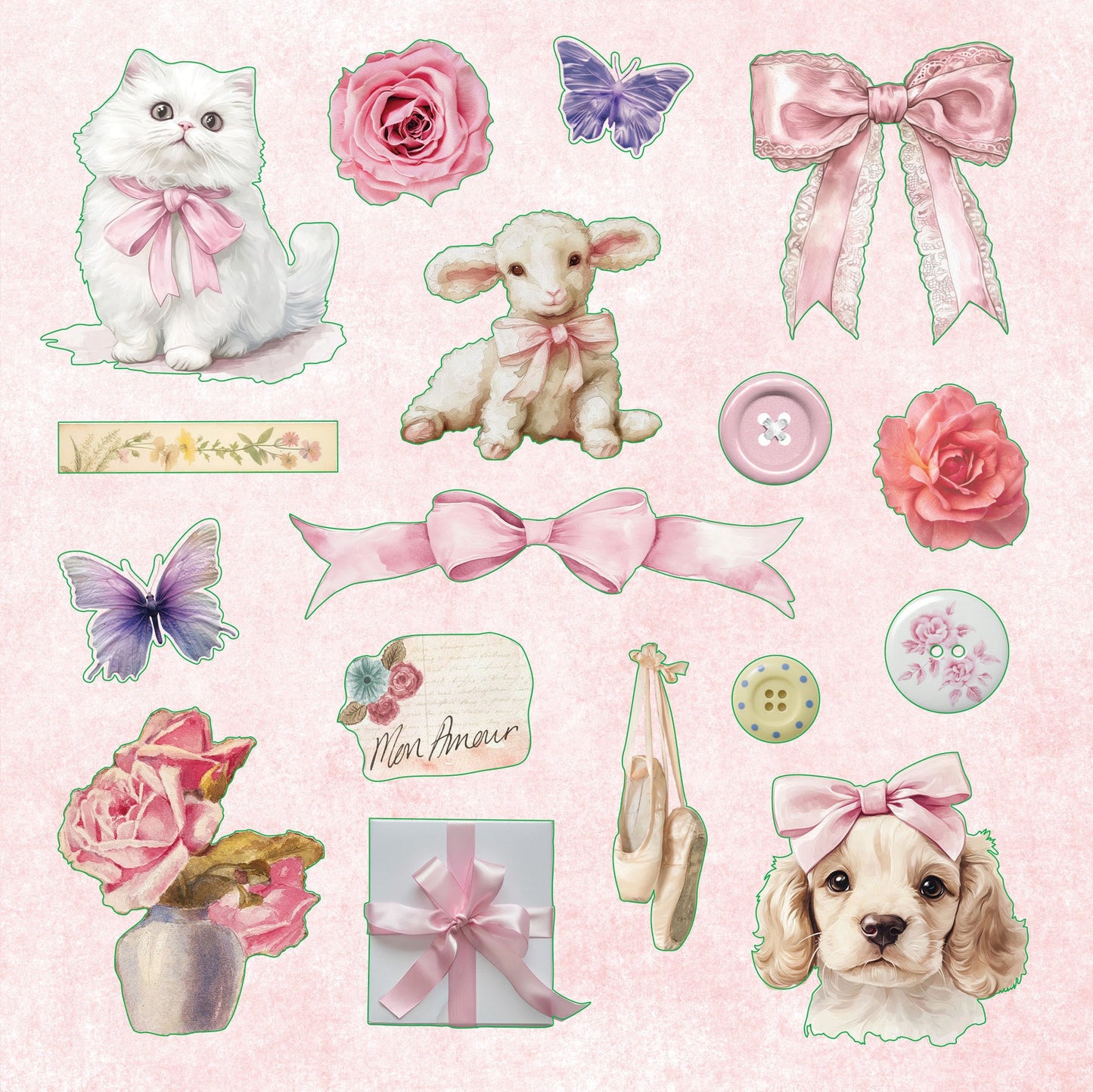 LA PETITE COQUETTE: A FUN AND FLIRTY STICKER COLLECTION