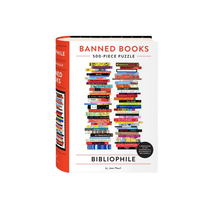 BANNED BOOKS 500 PC PUZZLE
