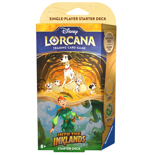 DISNEY LORCANA INTO THE INKLANDS STARTER DECK (AMBER & EMERALD)
