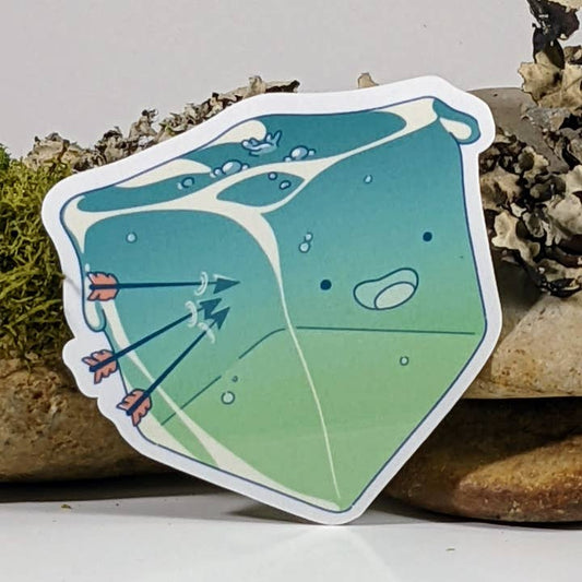 KAWAII CUBE MONSTER STICKER