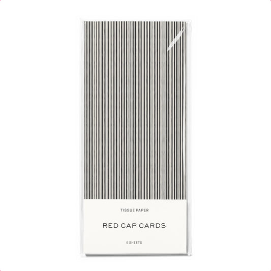 BLACK STRIPE TISSUE PAPER