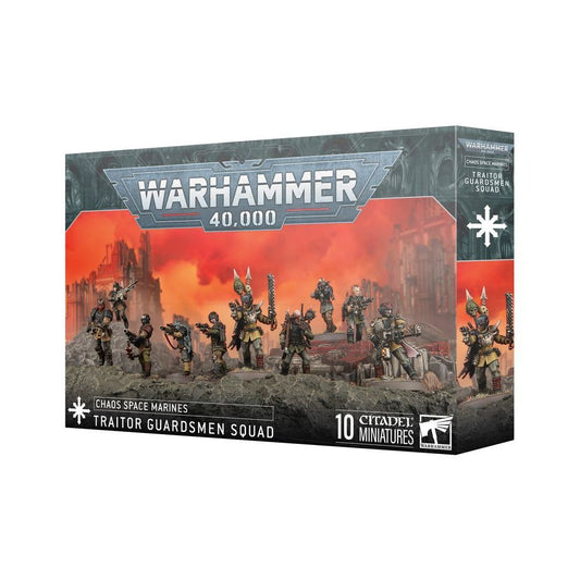 TRAITOR GUARDSMEN SQUAD CHAOS SPACE MARINES