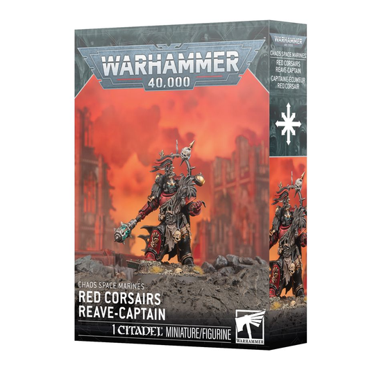CHAOS SPACE MARINE RED CORSAIR REAVE CAPTAIN
