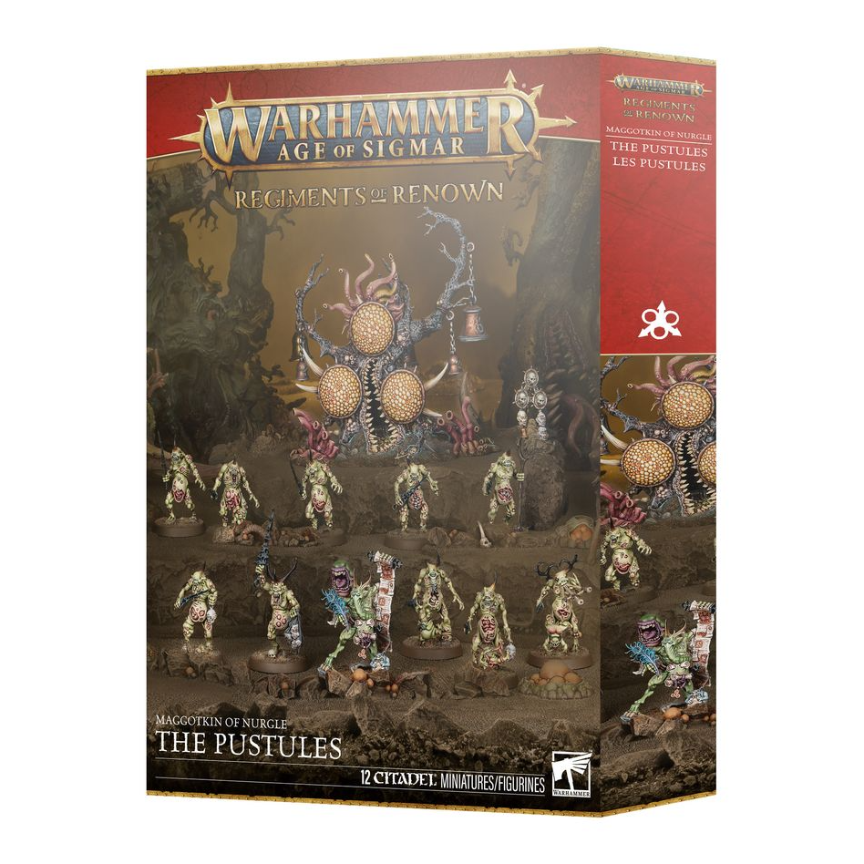 MAGGOTKIN OF NURGLE REGIMENT OF REKNOWN THE PUSTULES