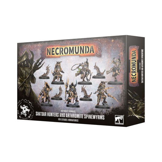 NECROMUNDA SHA'DAR HUNTERS AND ARTHROMITE SPINEWYRMS