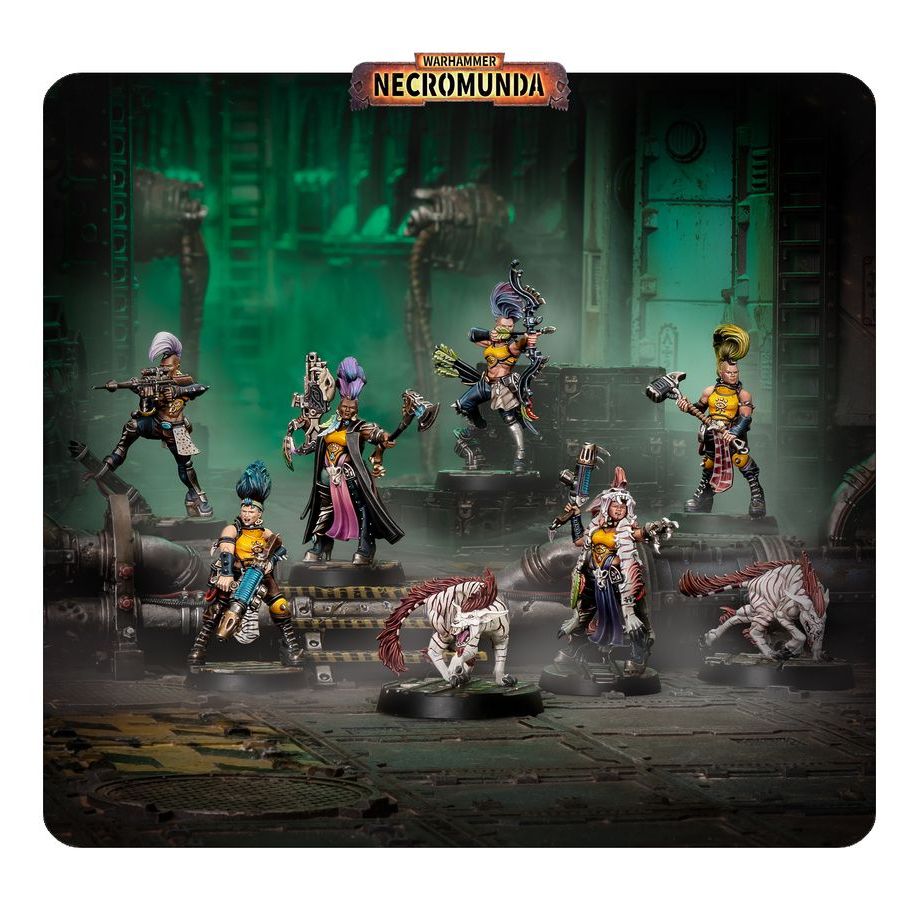 NECROMUNDA: ESCHER GANG MATRIARCHS & PHYRR CATS