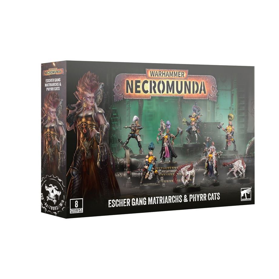 NECROMUNDA: ESCHER GANG MATRIARCHS & PHYRR CATS