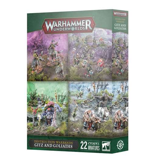 WARHAMMER UNDERWORLDS GITZ AND GOLIATHS WARBAND BOX