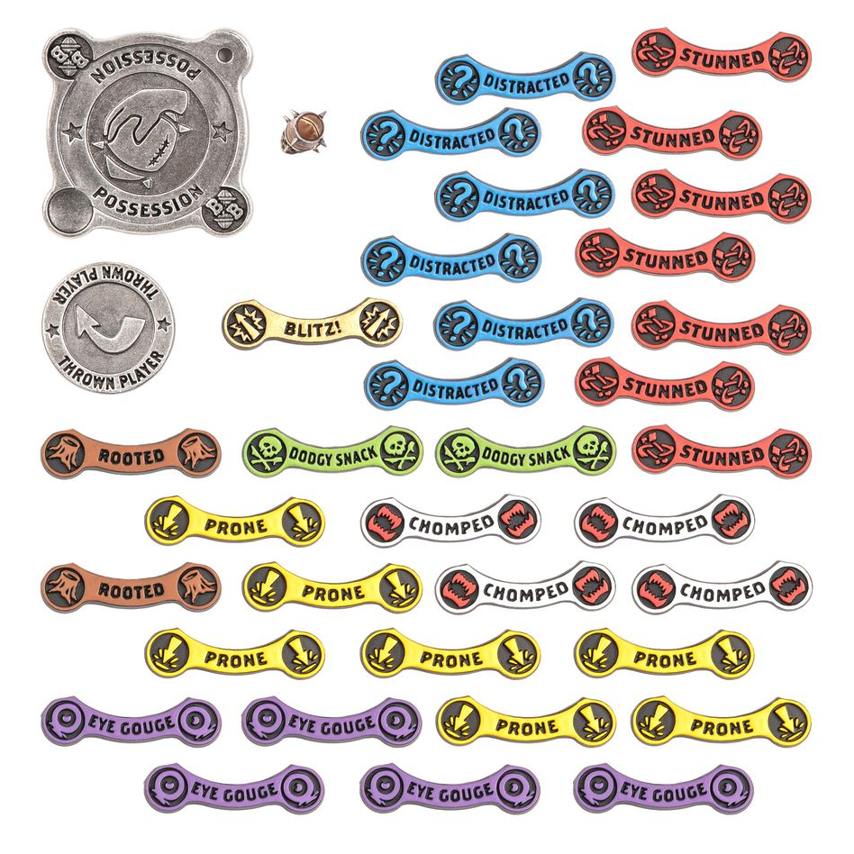 BLOOD BOWL OFFICIAL GAME TOKENS