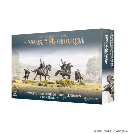 MIDDLE EARTH STRATEGY BATTLE GAME WULF & GENERAL TARGG