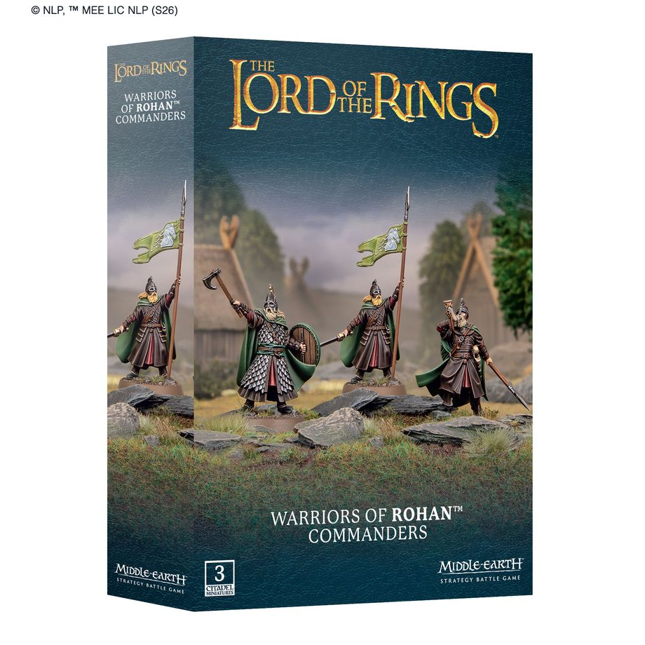 MIDDLE-EARTH STRATEGY BATTLE GAME WARRIORS OF ROHAN COMMANDERS