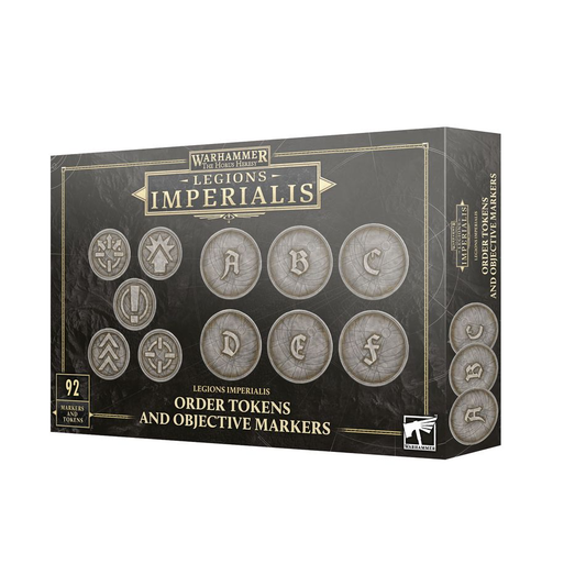 LEGIONS IMPERIALIS ORDER TOKENS AND OBJECTIVE MARKERS