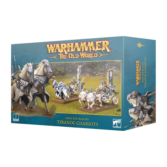 THE OLD WORLD HIGH ELF REALMS TIRANOC CHARIOTS