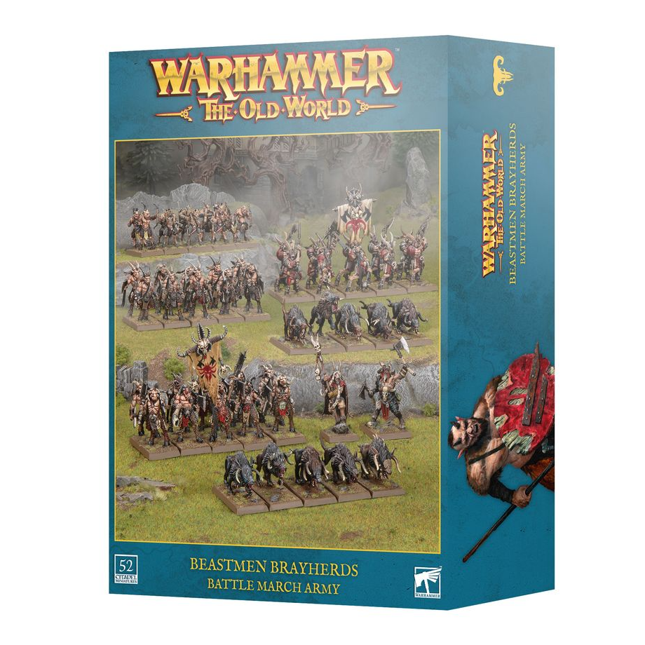 THE OLD WORLD BEASTMEN BRAYHERDS BATTLE MARCH ARMY