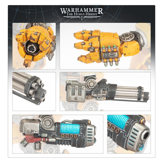 HORUS HERESY CONTEMPTOR DREADNOUGHT  WEAPON FRAME 2