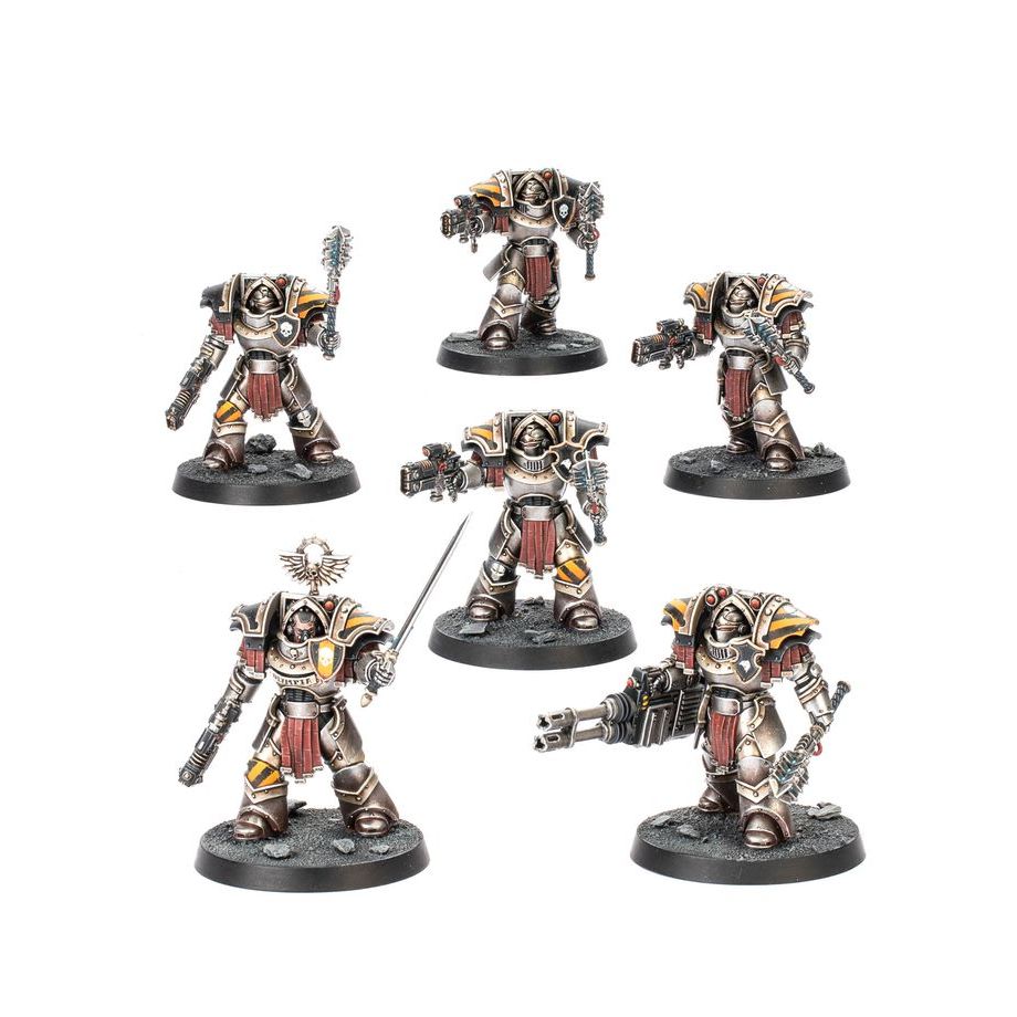 CATAPHRACTII TERMINATORS WITH VOLKITE CHARGERS AND POWER MAULS