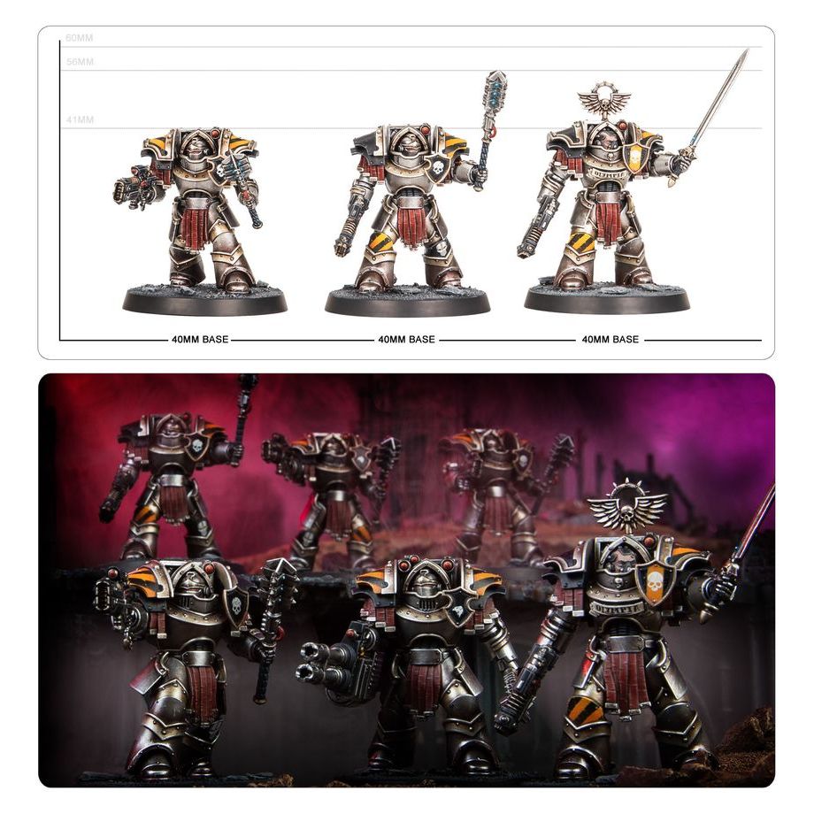 CATAPHRACTII TERMINATORS WITH VOLKITE CHARGERS AND POWER MAULS