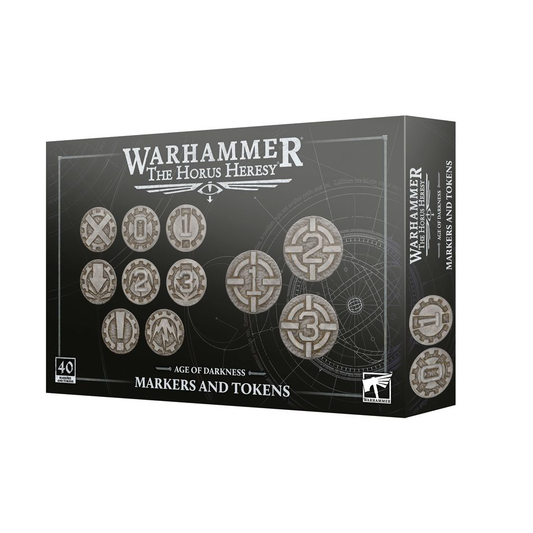 HORUS HERESY AGE OF DARKNESS MARKERS AND TOKENS