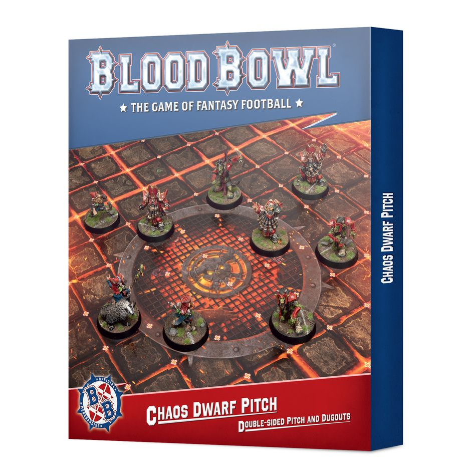 CHAOS DWARF BLOOD BOWL TEAM PITCH