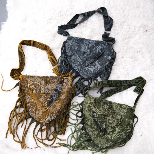 CELESTIAL CROSSBODY FRINGE BAG
