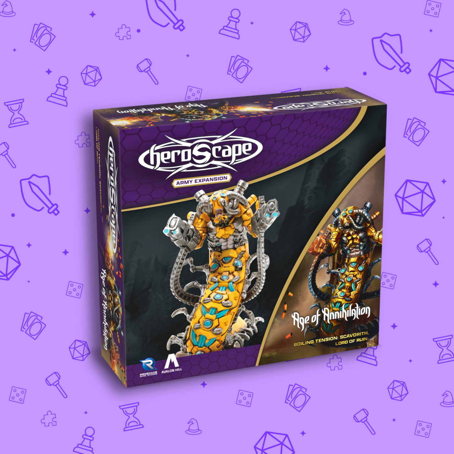 HEROSCAPE BOILING TENSION - SCAVORITH LORD OF RUIN