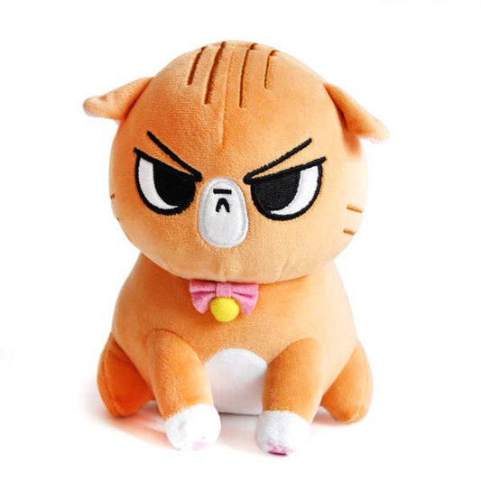ANGRY CAT PLUSH: ORANGE TABBY
