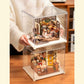 ACRYLIC DUST COVER BOX FOR WOODEN MINIATURE HOUSE KITS