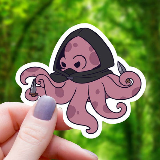 OCTOPUS ROGUE TTRPG STICKER