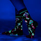 FUNKY FUNGI CREW SOCKS BY FOOTCLOTHES