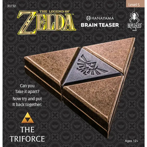 HANAYAMA LEGEND OF ZELDA TRIFORCE PUZZLE (LEVEL 5)